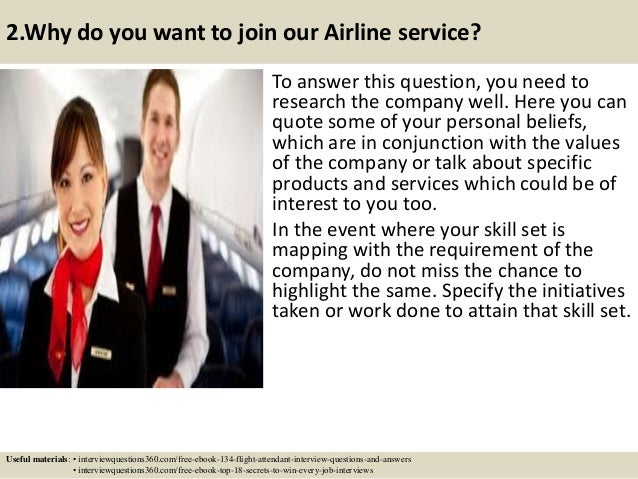 flight attendant interview questions