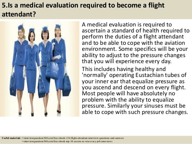 flight attendant interview questions