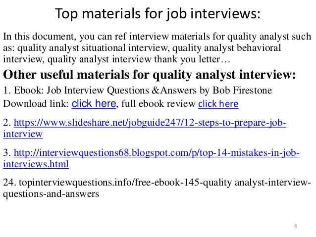 quality assurance analyst interview questions