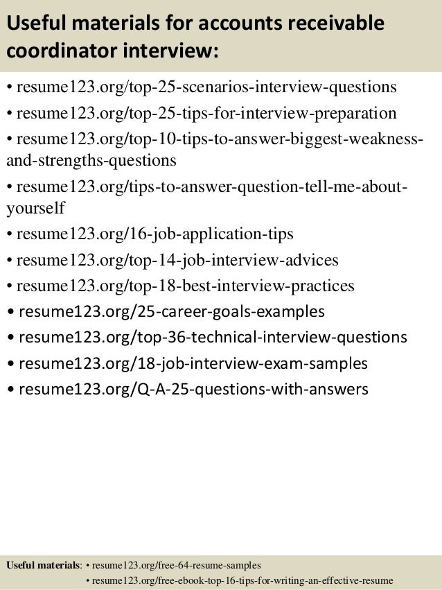 accounts receivable job description samples