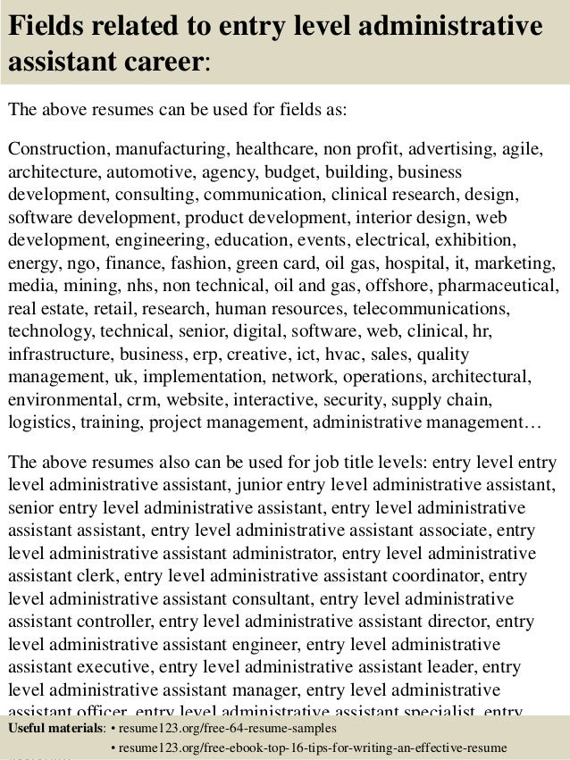 medical administrative assistant resume samples
