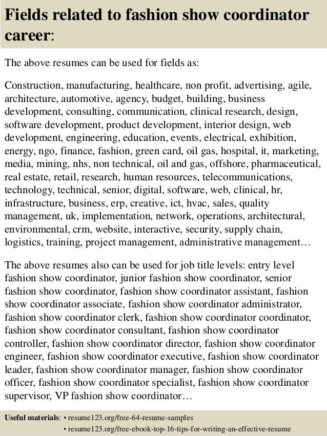 show a resume
