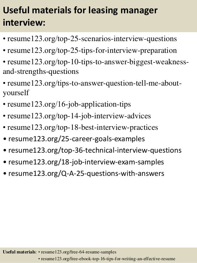 leasing consultant resumes