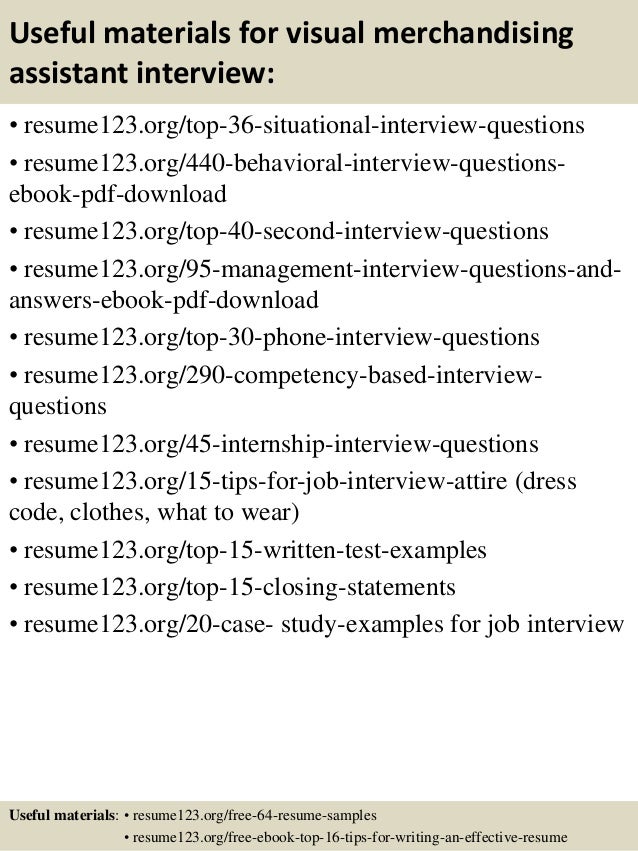 merchandising job description