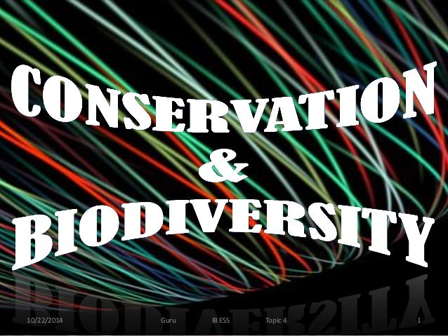 Essay On Conservation Of Biodiversity