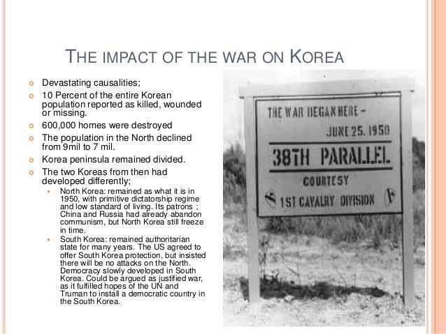 How Did The Korean War Affect Society