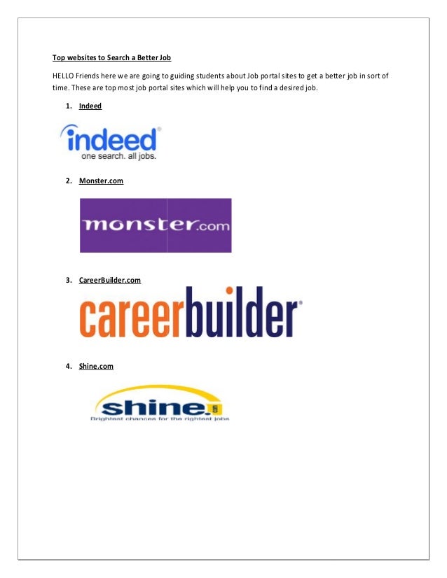 jobs searching websites