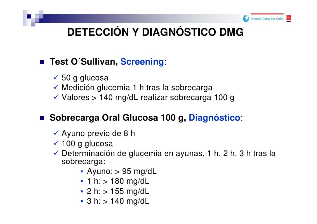 Cribaje y diagnóstico de la Diabetes gestacional en el Cribaje y diagnóstico de la Diabetes gestacional en el