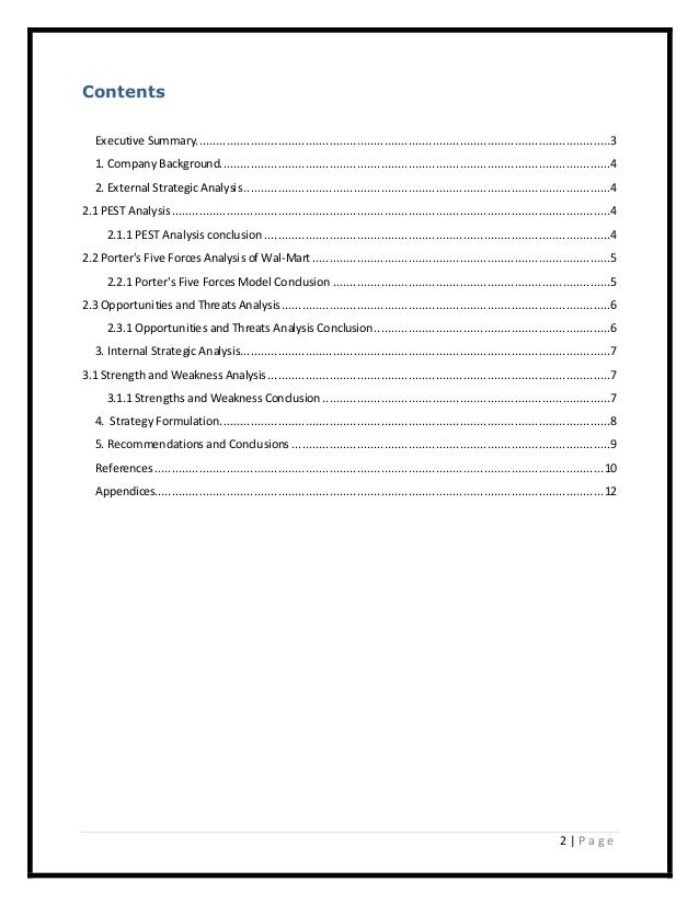 Wal-mart case study questions answers