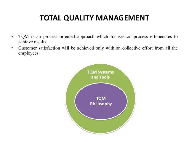 Tqm Research Paper