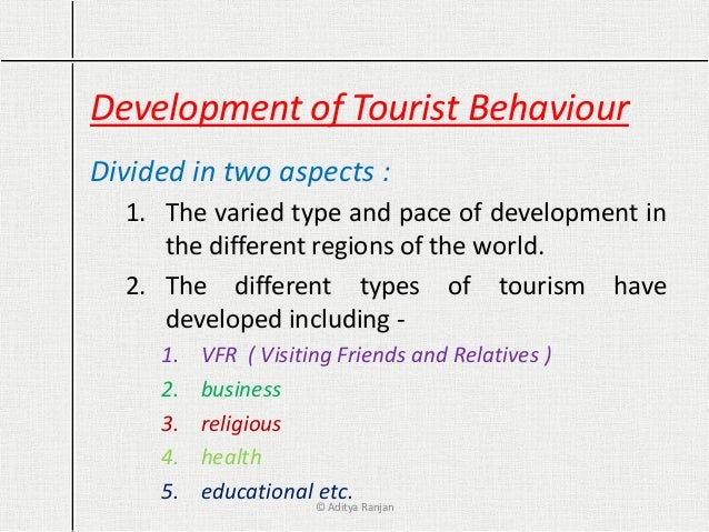 tourist behaviour tourist behaviour