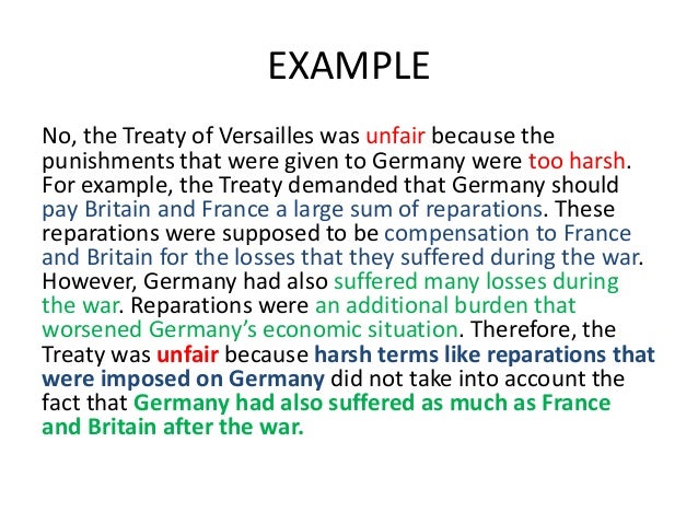 Treaty Of Versailles Essay
