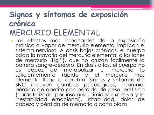 Mercurio elemental