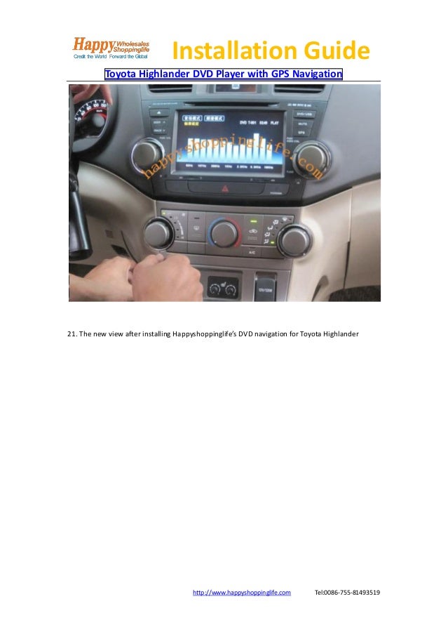 So aktualisieren Sie das Toyota Highlander Navigationssystem