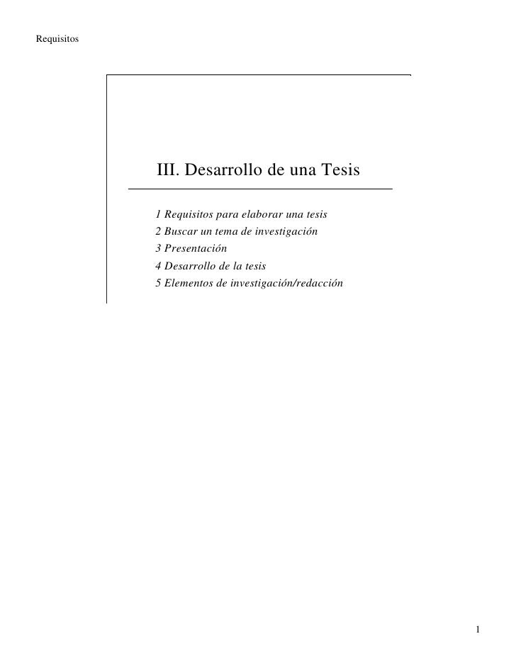 DESARROLLO TESIS desarrollo tesis: