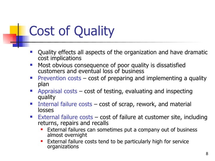 Total Quality Management (TQM)
