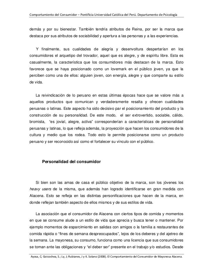 alacena brand psicolog 237 a del consumo el caso de mayonesa alacena alacena brand psicolog 237 a del consumo el caso de mayonesa alacena