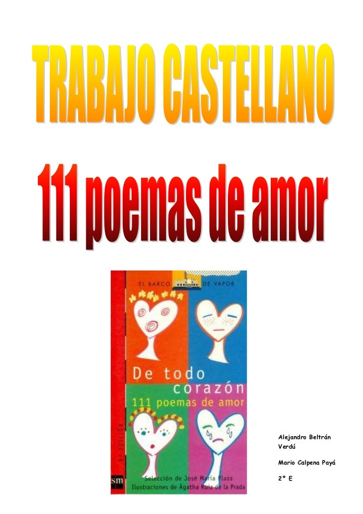 Trabajo castellano 111 poemas de amor
