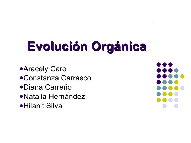 Teoria de la evolucion organica_teoria_online