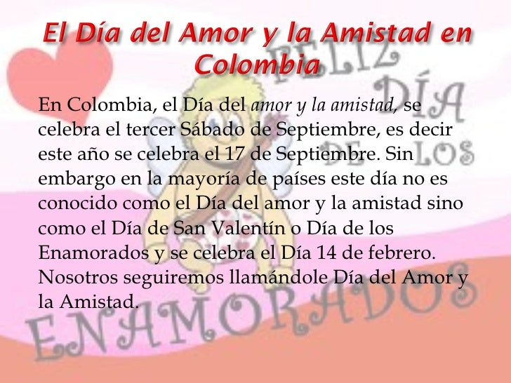 Amor y amistad en colombia