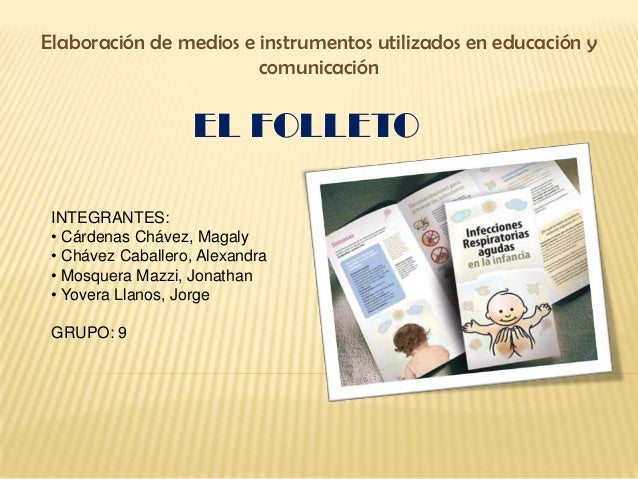 como hacer folletos