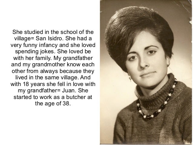 Essay My Grandmother
