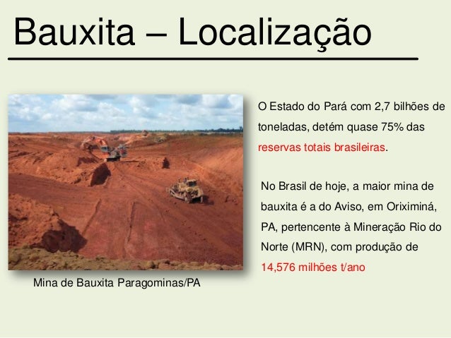 Trabalho de bauxita mineração 8 sao carlos