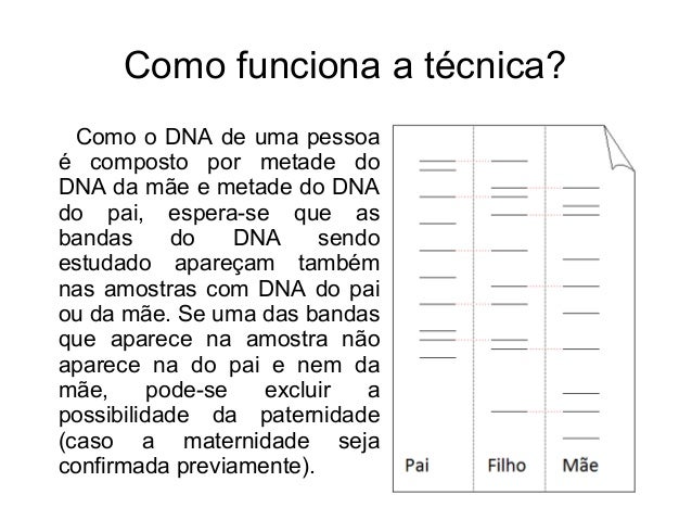 Como e feito o exame de dna
