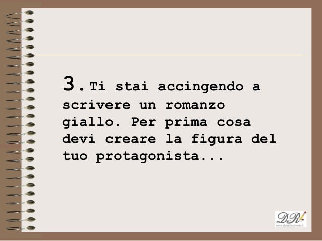 Traccia racconto giallo