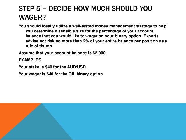Binary option winner
