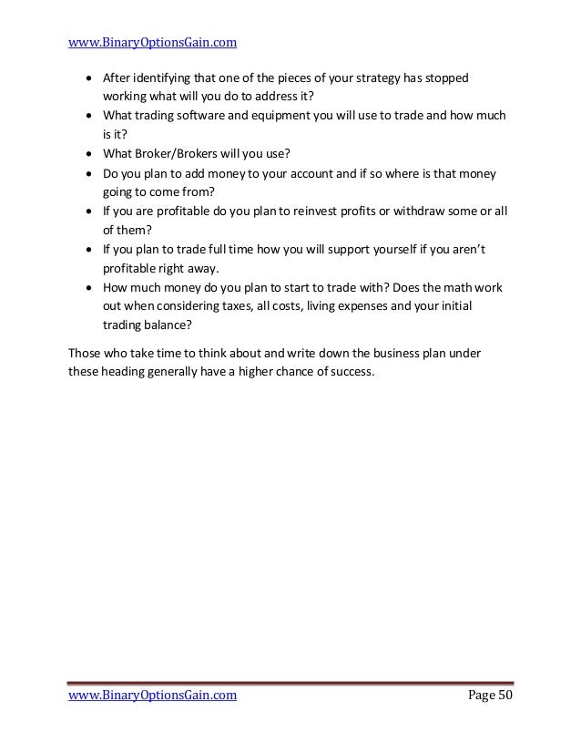 Moving average binary options strategy