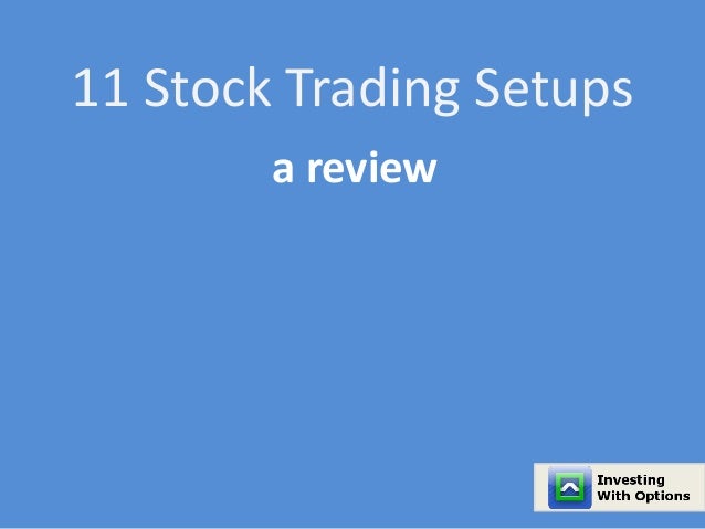 Options trading setups
