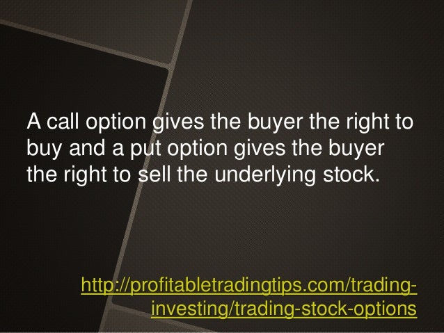 Cara trading stock options
