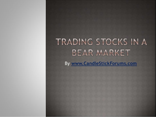 Options strategies in a bear market