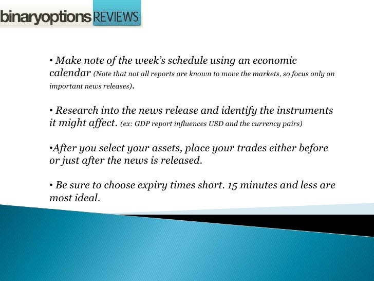 Trading on economic indicators
