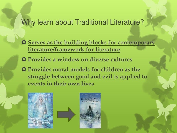 Traditional literature powerpoint