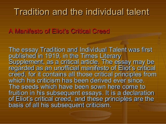 My talent essays