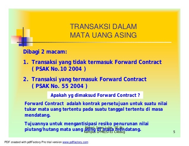 Definisi pasar pertukaran mata uang