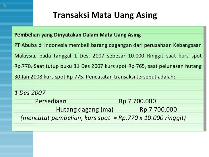 Menghasilkan pertukaran mata uang