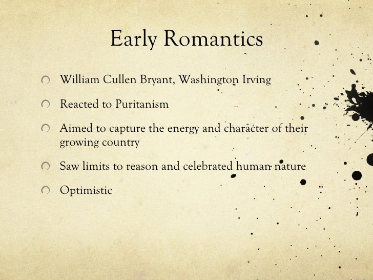 William Cullen Bryant transcendentalism William Cullen Bryant transcendentalism