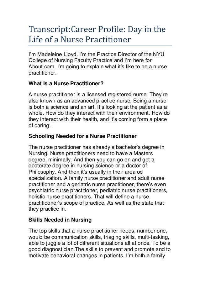 lifespan of a transcript day in the of a practitioner lifespan of a transcript day in the of a practitioner