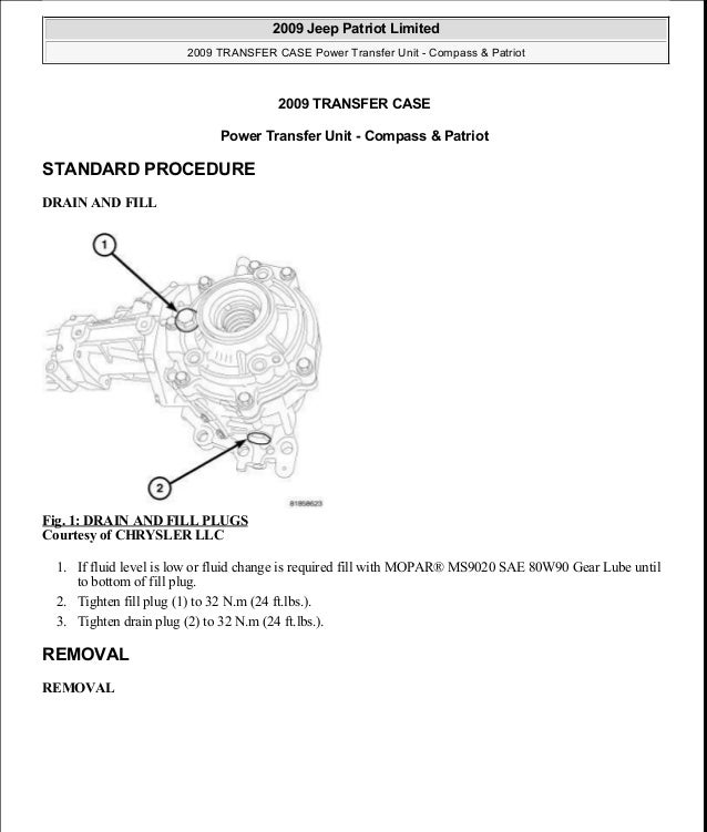 Manual reparacion Jeep Compass - Patriot Limited 2007-2009 ...