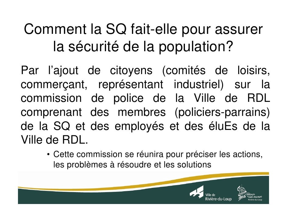 comment devenir policier sq