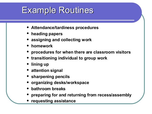 Classroom management essay