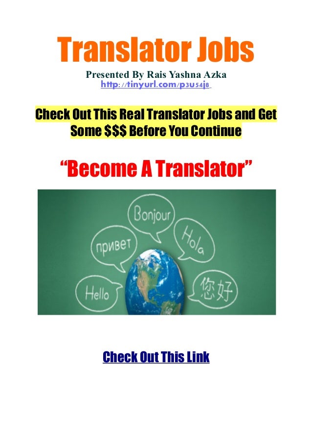 Translator jobs