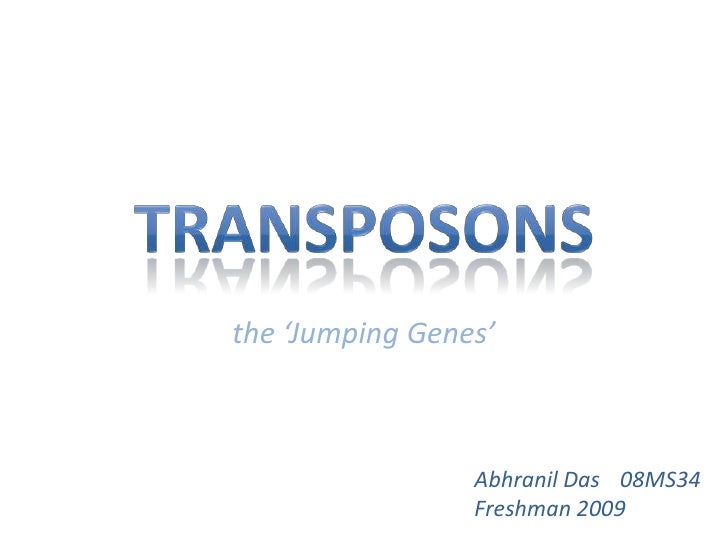Transposons the jumping genes
