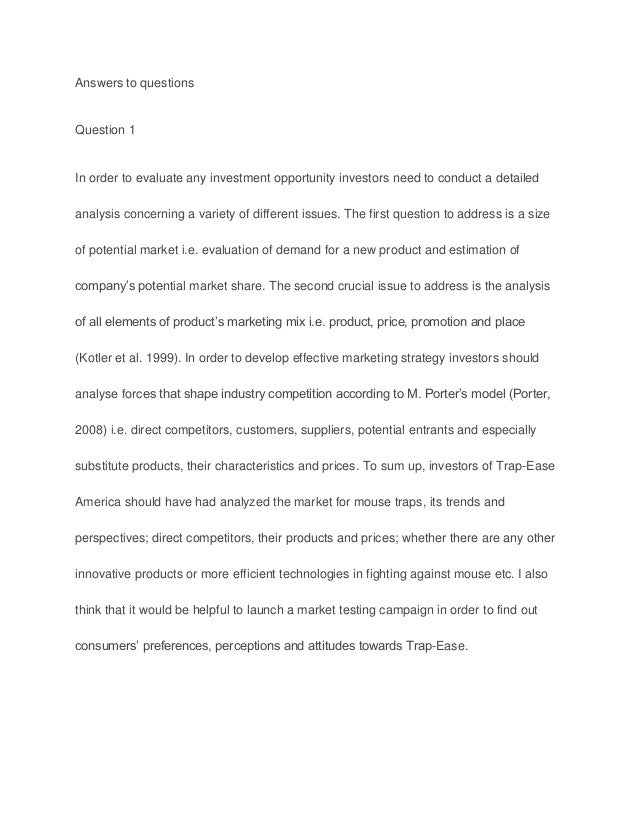 Mousetrap race car essay