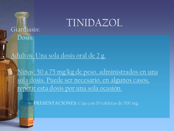 La tabla de los preparados para las lombrices