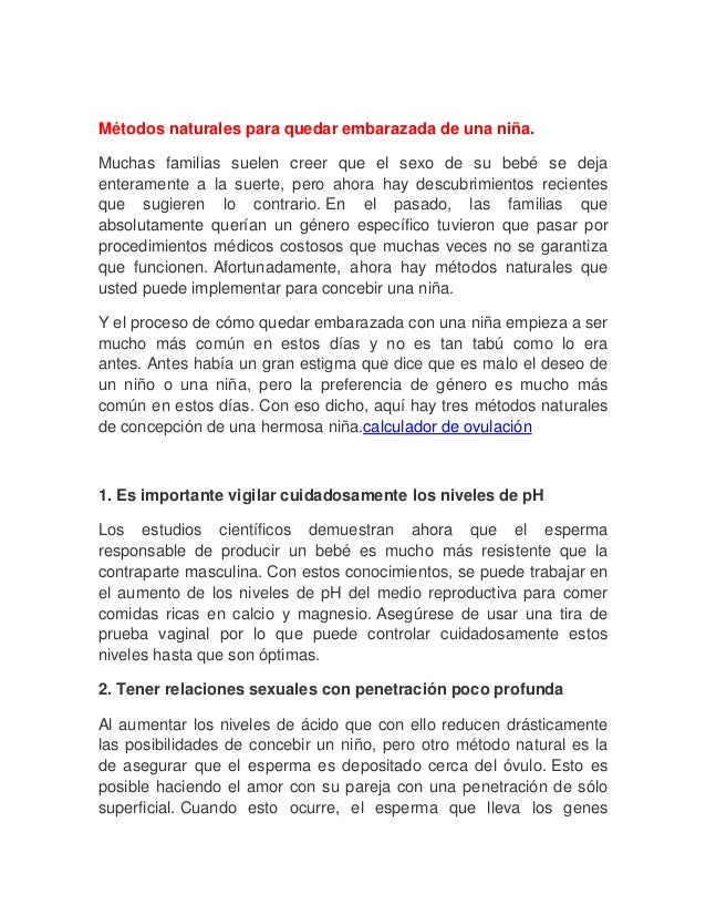 como embarazarse de una niña tabla china hay algun metodo para quedar embarazada rapido