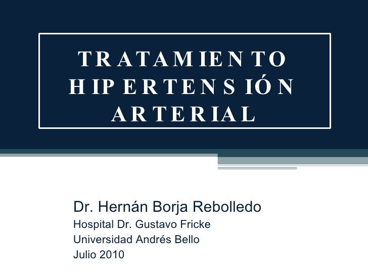 TRATAMIENTO HIPERTENSION ARTERIAL TRATAMIENTO HIPERTENSION ARTERIAL